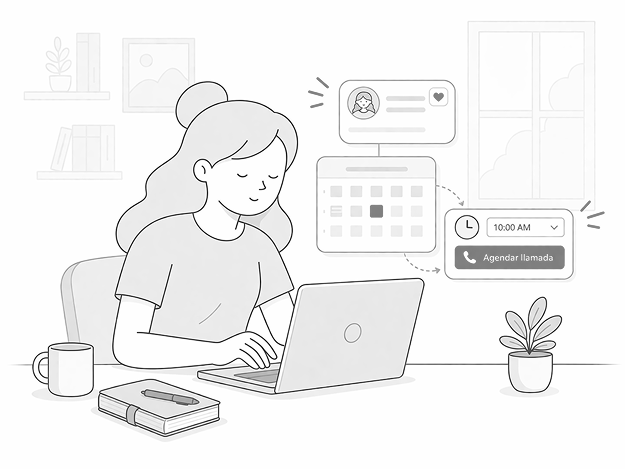 Persona usando Empathy CRM